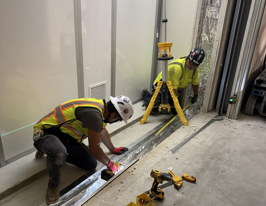 Spectrum Specialty Builders team on job site